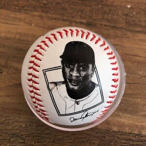 Jackie Robinson Commemorative Baseball Ball Career Summary & Facsimile Autograph